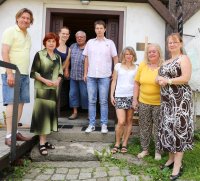 v.l.: Richard Šulko, Jaroslava Kočárková, Zuzana Maléřová, Rolf Hill, Jiří Lusar, Petra Laurin, Margit Řehoříková, Jana Fričová. 