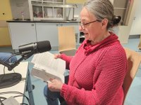 : Ingrid Deistler liest den kloinen Prinz. Foto: Richard Šulko