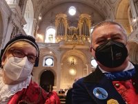 : Richard und Irena Šulko in der Kirche. Foto: Richard Šulko