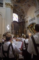 Münchenreuther Blaskapelle. Bild: Terezie Jindřichová