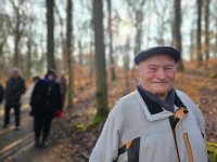 : mit 92 Jahre dabei: Gustav Reinert. Foto: Richard Šulko