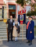 v.l.: Jan Suchan., Terezie Jindřichová, Måla Richard. Foto: Bergmann unbek.